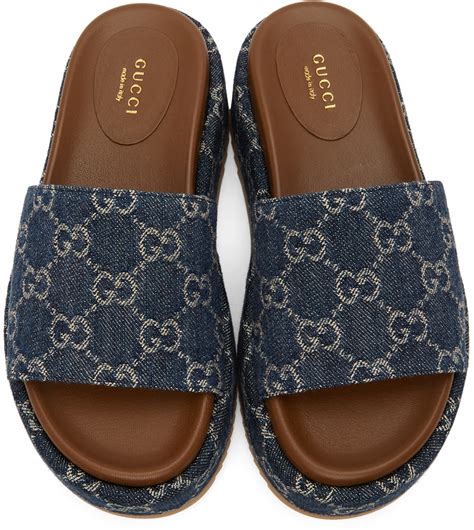 sandales talons gucci|gucci canvas platform sandals.